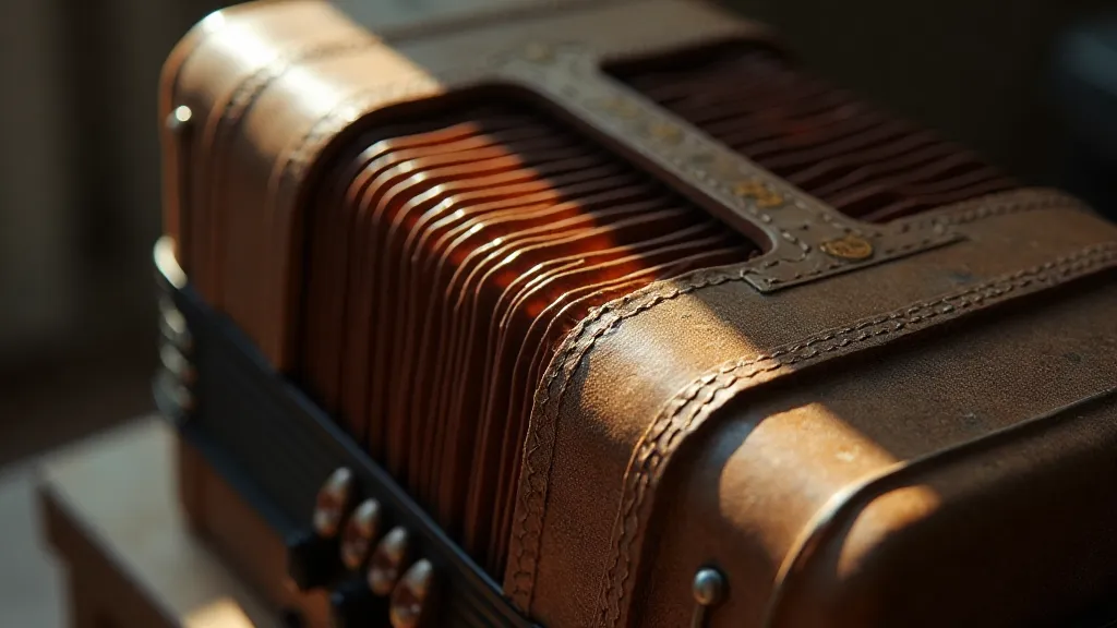 Vintage accordion bellows