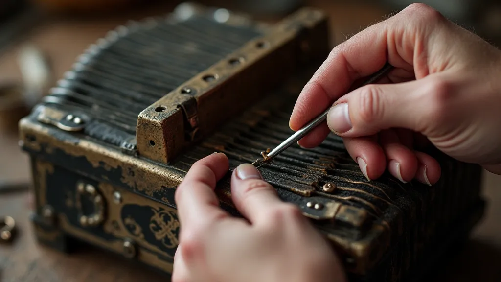 Accordion restoration in progress