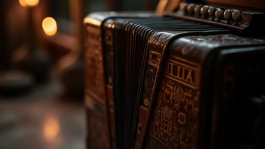 Restored antique accordion